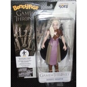 GAME OF THRONES - DAENERYS TARGARYEN - BENDYFIGS ACTION FIGURE  NOBLE COLLECTION